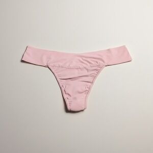 Hanky Panky BreatheSoft Natural Rise Thong Bliss Pink Kids Microfiber Underwear